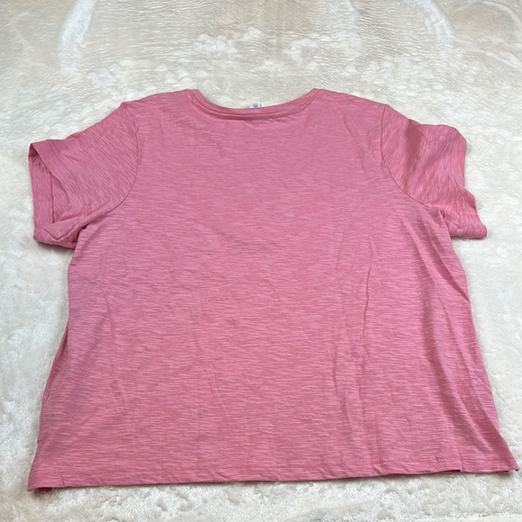 Nine West Pink Short Sleeve Tee - Picture 6 of 6